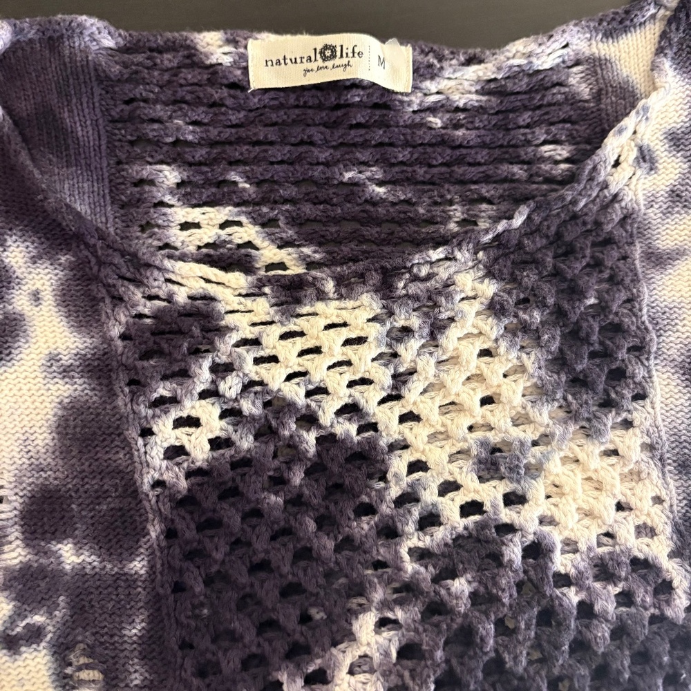 Natural Life Tie Dye Sweater in Size Medium
